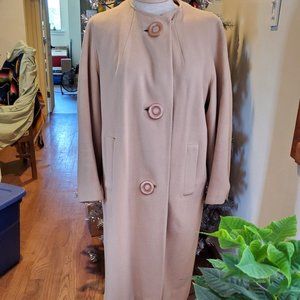 Vintage Jackie O cashmere coat